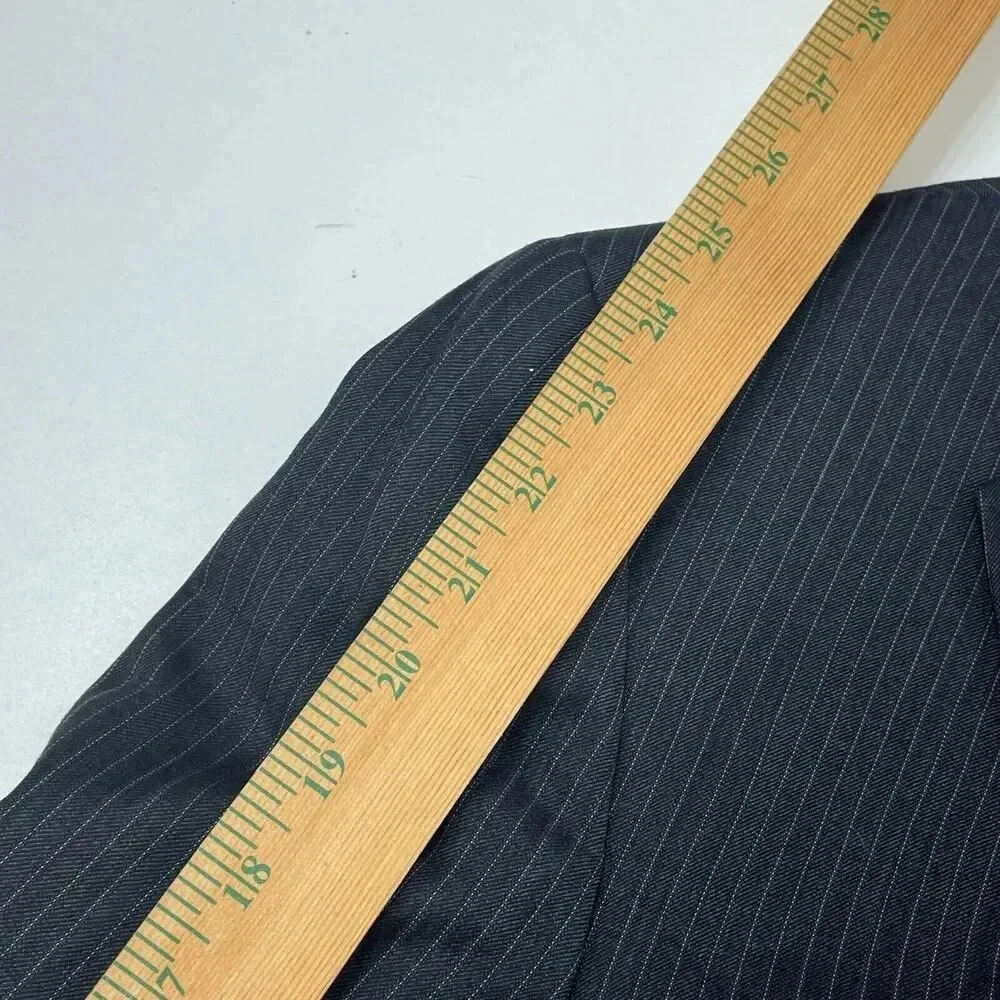 Hart Schaffner Marx 44R Blazer Mens charcoal gray 3882